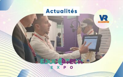 1er sortie pour la Borne XR au salon Educatech expo